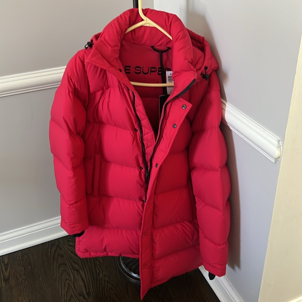 Red Super Puff Midi - Brand New!!
